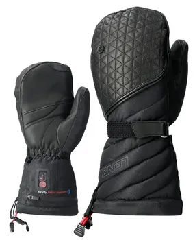 Lenz Heat Glove 6.0 Finger Cap Mittens Women černé