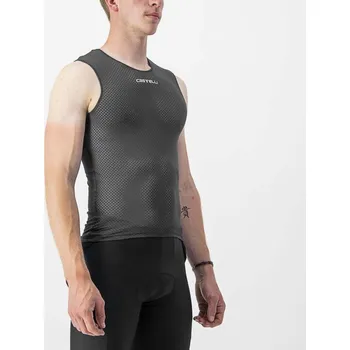 cyklistický dres CASTELLI Cyklistické triko bez rukávů - PRO MESH 2.0 - černá