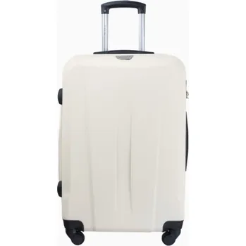 Střední bílý kufr Paris