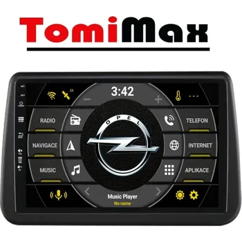 Autorádio TomiMax Opel Meriva B Android 14 autorádio s WIFI, GPS, USB, BT HW výbava: 4 Core 1GB+16GB LOW - Model auta: Opel Meriva B 2010-2017, Velikost obrazovky: Dotyková obrazovka: 9"