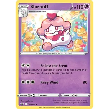 Sběratelská karetní hra Pokémon karta Slurpuff 068/198