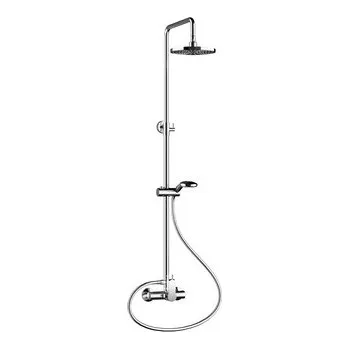 Vodovodní baterie TIEMME sprchová baterie, rozteč 150 mm, set včetně hlavové a ruční sprchy