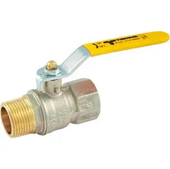 Vodovodní kohout TIEMME plynový kulový kohout s pákou TORNÁDO vnější/vnitřní závit 1/2"