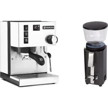 Kávovar Rancilio Silvia BC, white + ECM C-Manuale 54, anthracite