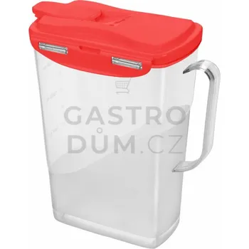 Dóza na potraviny OEM dóza 195x105xV225 červená