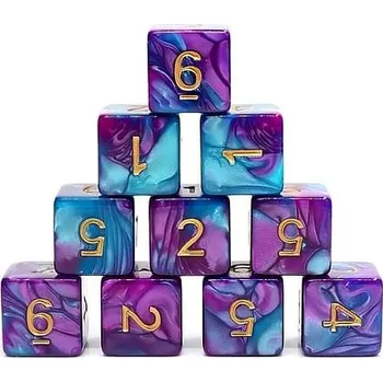 ostatní stavebnice imago Sada šestistěnných kostek - Vodní svět