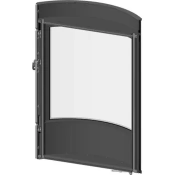 Krbová kamna Romotop Dveře topeniště Barva: Černá