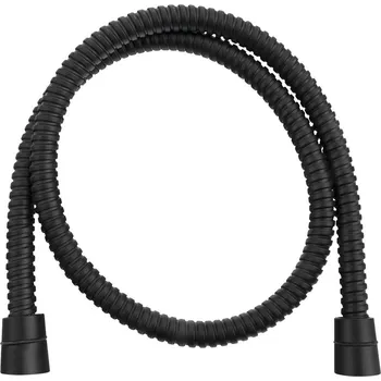 Sprchový panel SAPHO POWERFLEX opletená sprchová hadice, 120cm, černá mat FLEX120B