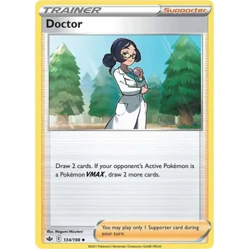 Společenská hra Pokémon karta Doctor 134/198
