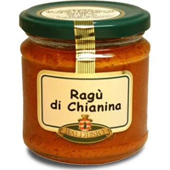 Omáčka Omáčka s hovězím masem plemene Chianina 180 g Fieschi