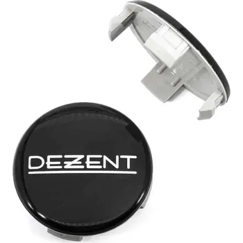 Alu kolo Středová krytka alu kola Ø 53/56 mm, DEZENT ZT2020B plast, s logem, černá lesklá