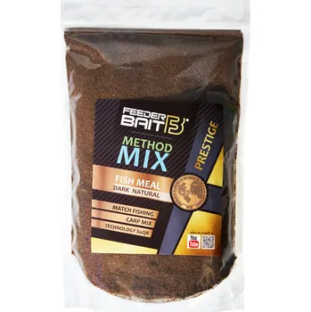Návnadová surovina FeederBait Methodmix Prestige Dark Natural 800g