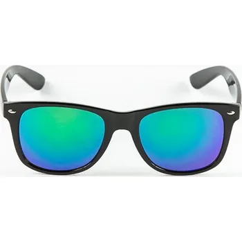 Sluneční brýle Zelené zrcadlové sluneční brýle Wayfarer