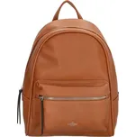 Hnědý elegantní kožený batoh „Remaster“
