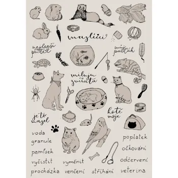 samolepka Samolepky - Domácí mazlíčci
