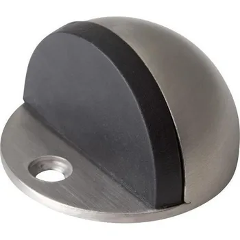 Stavební výplň Zarážka dveří půlkulatá Walteco - 45x25mm nerez