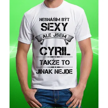 Pánské tričko tričko se jménem CYRIL 152