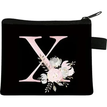 Peněženka Peněženka s květinovým potiskem ve tvaru písmen - X