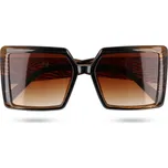 Hnědé oversized dámské sluneční brýle „Beauty"