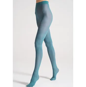 Dámské punčochy Veneziana Satin 40 • 2-S • modrá laguna • punčochové kalhoty 40 DEN