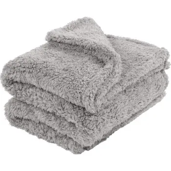 deka Plyšová deka v barvě taupe Tiseco Home Studio Teddy, 130 x 170 cm ID_1432841