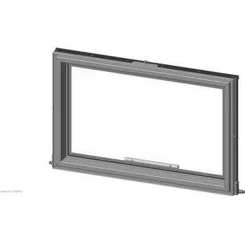 Krbová vložka Romotop Dveře topeniště Barva: Stříbrná