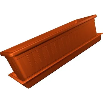 Truhlík Samozavlažovací truhlík Mičurin 40 cm - terakota PLASTKON