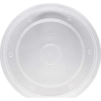 Jednorázové nádobí Víčko BIO plastové na kelímek papírový EKO kraft 450ml/ 25 ks