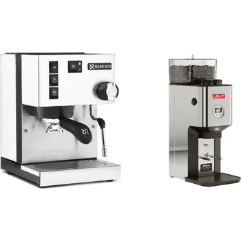 Kávovar Rancilio Silvia E, white + Lelit William PL72-P