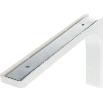 Nábytkové kování Interex Kovový držák s krytem 237 x 143 / Bílá