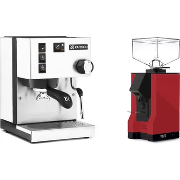 Kávovar Rancilio Silvia BC, white + Eureka Mignon Silenzio, BL ferrari…