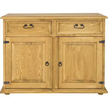 Ložnice Drewmax KD805 dřevěná komoda masiv borovice rustikal (KD805 komoda STANDARD)