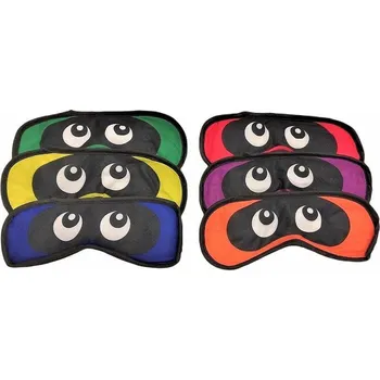 Páska na oči s potiskem - sada 6 kusů