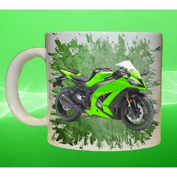 hrnek Kawasaki Ninja Zx10r V 75ml (hrneček s motorkou)