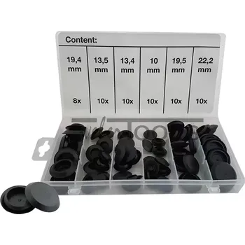 záslepky gumové, sada 58 dílů - 100-08003