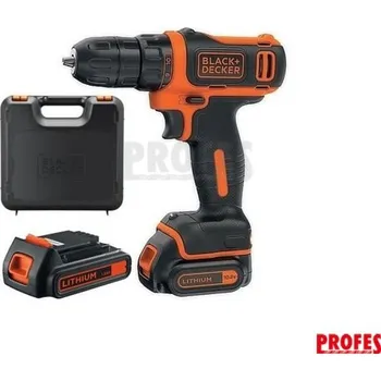 Black & Decker BDCDD12KB - aku vrtačka 10,8V 2x1,5Ah