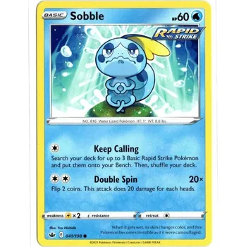 Společenská hra Pokémon karta Sobble 041/198