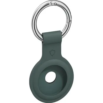 Příslušenství pro sluchátka AlzaGuard Silicone Keychain pro Airtag zelená