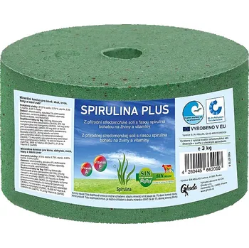 Minerální liz z mořské soli "Spirulina" 3 kg