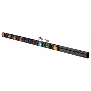 Zábavní pyrotechnika Pyrotechnika Římská svíce 8ran, 75cm, ráže 30mm - 1ks