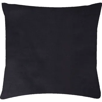 Povlak na dekorativní polštářek XPOSE® Bavlněný povlak na polštář MICHAELA - černý 45x45 cm, Bavlna + Prodloužená možnost vrácení zboží do 50 dnů