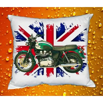 Polštář Polštářek s motorkou Triumph Bonneville T100