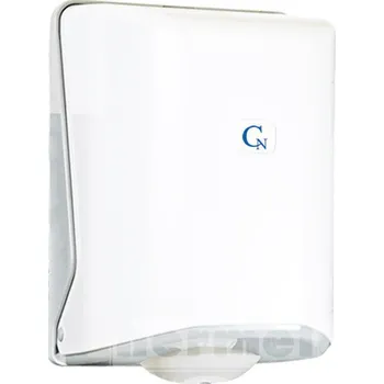 Držák kuchyňských utěrek Zásobník papírových ručníků v roli s perforací caren - bílý