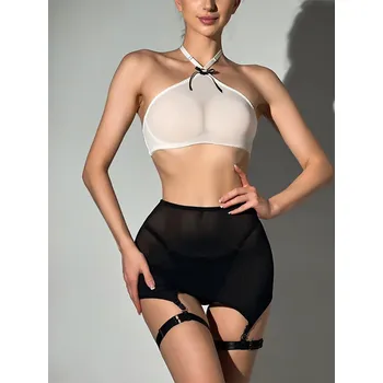 Dámská erotická souprava Pokojská, sekretářka, šéfová S-XL Velikost: L/XL