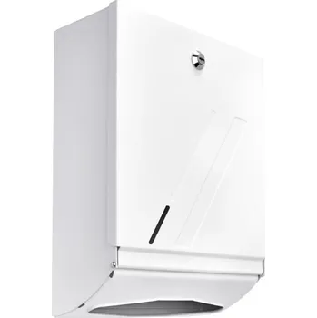 Zásobník na papírové ručníky Kovový zásobník na papírové ručníky - bílý s prolisem