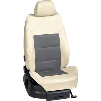 Potah sedadla Autopotahy Ford S-MAX / od r.2016->, 5 dveří, Titanum, KOŽENKA > OR 0278 (OR 0373 / Béžový koženkový bok)