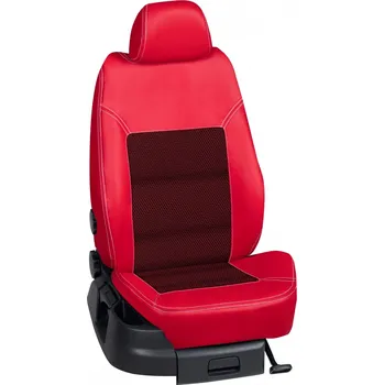 Potah sedadla Autopotahy Seat TOLEDO / od r.2016->, 4/5 dveří, KOŽENKA > OR 0423 (OR 0423 / Červený koženkový bok)