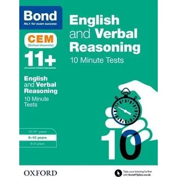 Cizí jazyk Bond 11+: English & Verbal Reasoning: CEM 10 Minute Tests (now Cambridge Select Insight) - Hughes, Michellejoy a Bond 11+