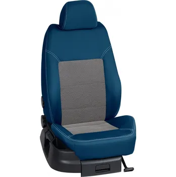 Potah sedadla Autopotahy Ford FOCUS / od r.2019->, 5 dveří, KOMFORT > OR 0413 (OR 0413 / Modrý bok)