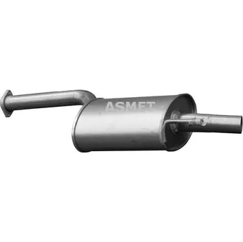 Tlumič výfuku Střední tlumič výfuku ASMET 01.013
